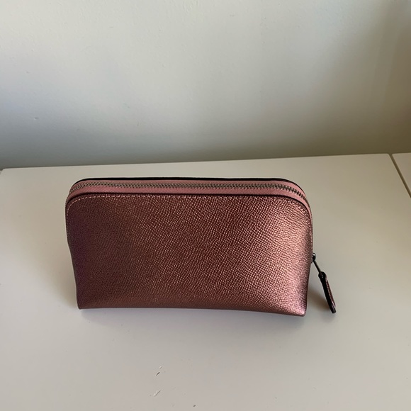 Coach Crossgain Leather Cosmetic Case - Picture 4 of 9